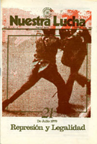 Portada de una revista clandestina de Comisiones Obreras.